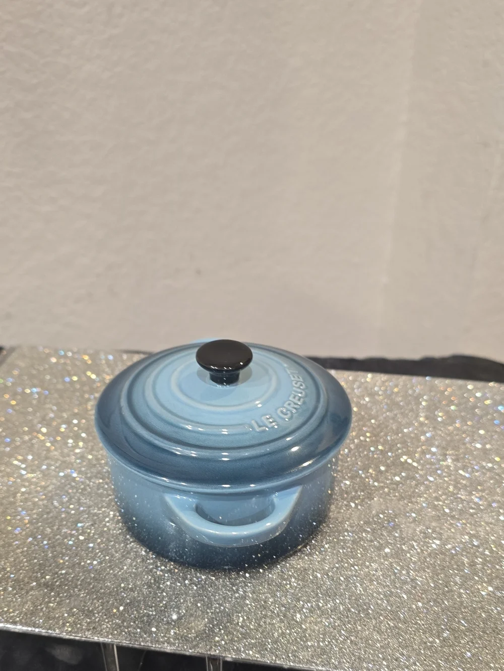 Le Creuset Stoneware Petite Round Mini Cocotte- Marine